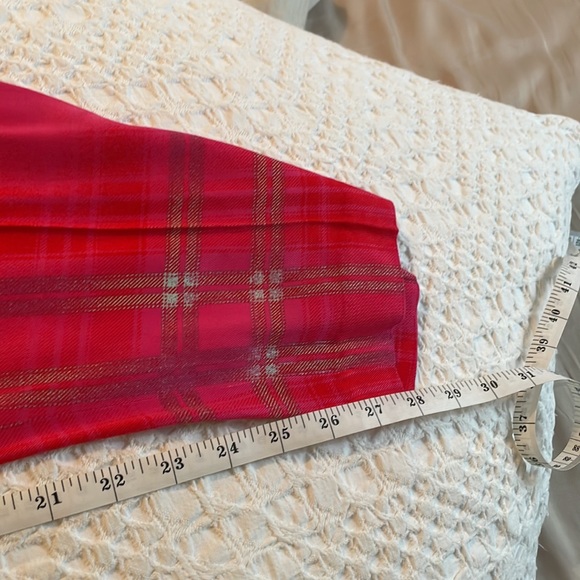 Wildfang + BP Pink Rouge Plaid Pants size small worn once - Picture 7 of 7